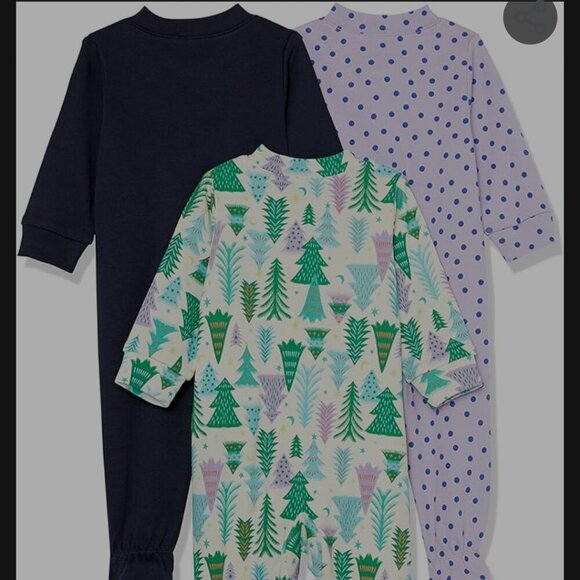 💎2/$18💎 NWT 3 pajamas,Unisex Cotton Snug-Fit Footless / footed Sleeper - Picture 2 of 5